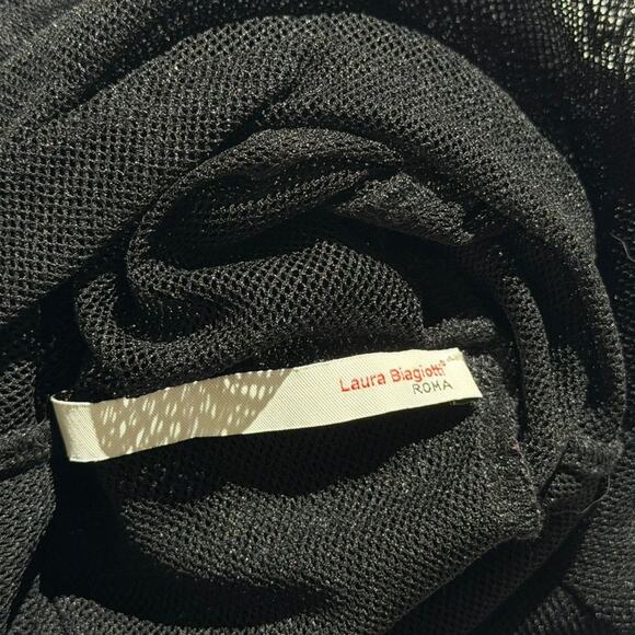 Mesh stretch textured turtleneck - Picture 4 of 4